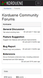 Mobile Screenshot of forum.korduene.com