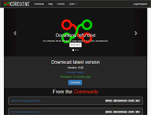 Tablet Screenshot of korduene.com